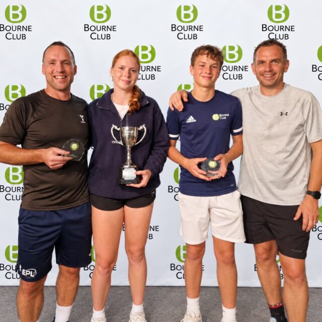 What a fantastic weekend of family tennis tournaments at The Bourne Club! Lots of fun, amazing tennis and plenty of great family competition. 

🏆 Wadham Family Cup
🥇 Aisling & Brian Condren
🥈 Charlie & Simon Albert

🏆 Williams Cup
🥇 George & Keith Stirton
🥈 Arlo & Becca Williams

A huge congratulations to all our players, finalists and runners up! — and a massive thank you to Andy Warry for hosting such a wonderful tournament.

This special tournament was held in memory of Ross Williams, and Nigel Wadham; much-loved and active members of the Club. It was a wonderful way to celebrate their lives and the continuing community they were such a valued part of. 💚🎾

#farnhamsurrey #surreytennis #tenniscommunity #farnham #tennistournament