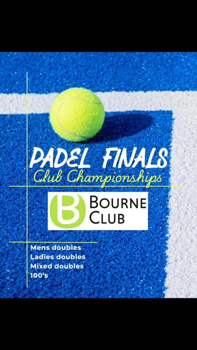 What a fantastic weekend with the finals of our Padel club championships 2026!! Thank you for such a great turn out from all the Bourne community and congratulations to all the Padel champions and runners up in their matches! 

Keep your eye out for upcoming socials and coaching sessions so you can join our community and improve your game too… maybe we’ll see you in the championship finals next year! 

#farnham #padelmatch #farnhamcommunity #letsplaypadel #surreytennis