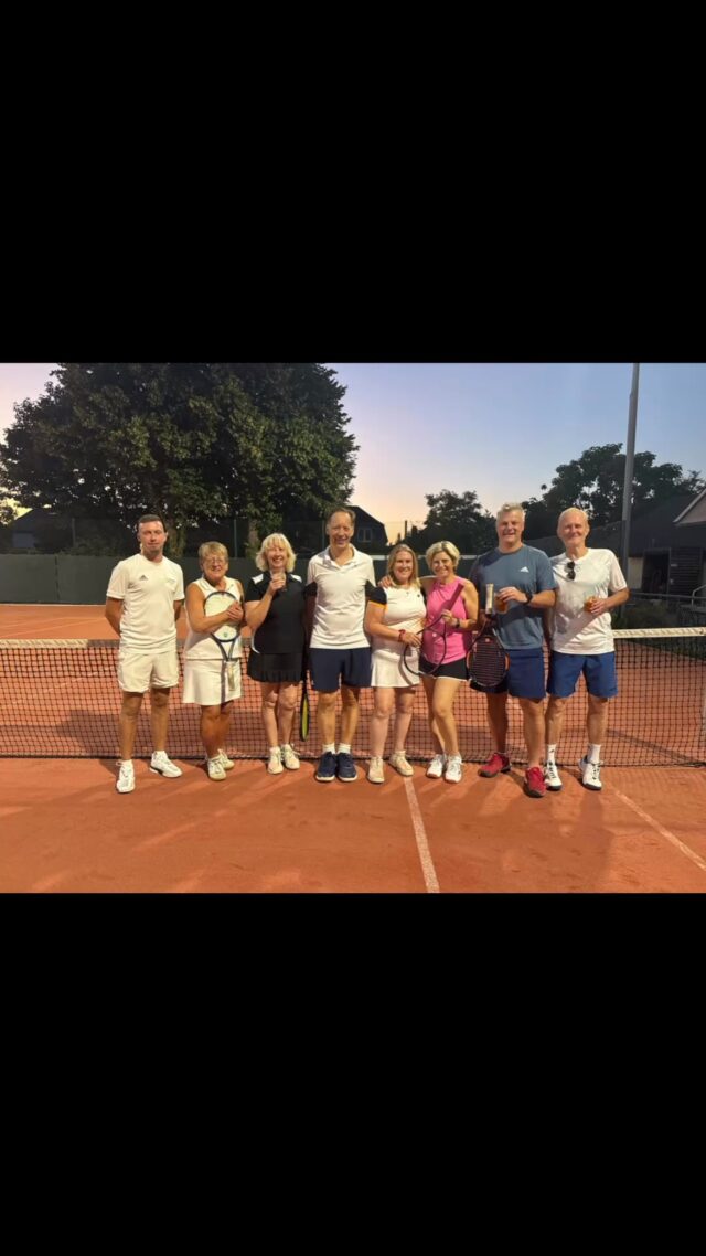 On a lovely warm summer’s evening, Bourne Club members came together for the Wimbledon social.

With Pimms in hand, and strawberries and cream they took to the courts for some fun competitive doubles, with Head Coach, James Cooles joining in the matches. 

After five closely fought rounds, we had our winners - Anne French and David Norris! 

Thank you to all who came and made the evening a fun and entertaining one. 

#thebourneclub #wimbledonsocial #racquetsclub #tennissocial #tennislovers #tennispassion #strawberriesandcream #pimms