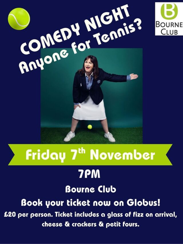#thebourneclub #racketsclub #racketslovers #comedynight #comedian #anyonefortennis #wimbledonfunnies #linesperson