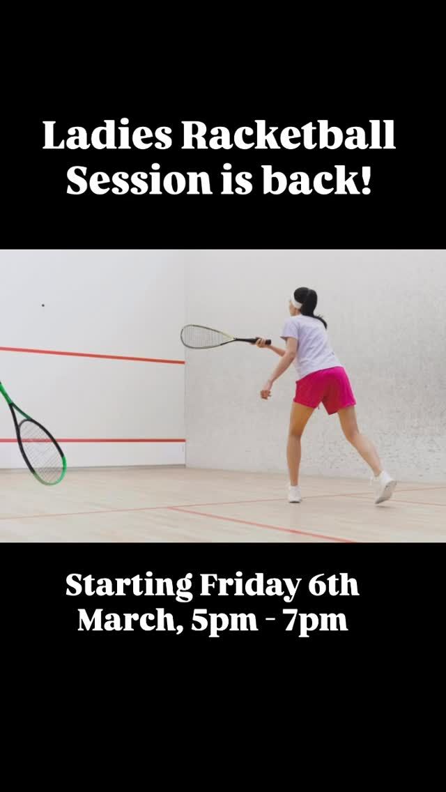 Ladies Racketball Session is Back!

Get ready to kickstart your weekend with our new monthly Friday night Ladies Racketball Mix-In. 
 
Starting next Friday, 6th March from 5pm to 7pm, the session is part of a new programme of activities coming to the Club very soon.
 
Our resident Head Squash Coach, Luke Cackett, will be leading the session, offering help and advice to strengthen your game.
 
Book your space here for a smashing squash session and then enjoy a drink or two in the Clubhouse afterwards.
 
See you on court, ladies!
 
Best wishes
The Bourne Club Team