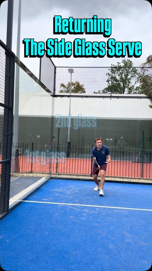 Two situati solutions: 

🔹First glass: Give yourself time — step back, open your stance and let the ball come off the glass before playing your return. 
- Gives you control! 

🔹Second glass: Attack — step forward and intercept the ball before it reaches the glass.
- Takes time away from your opponent! 

The key is to read the serve early and decide whether to defend or attack. 👀

Save and use this tip in your next match to level up your game and returns!!

#padeltips #padelcoaching #padeltennis #farnhamsurrey #padelskills