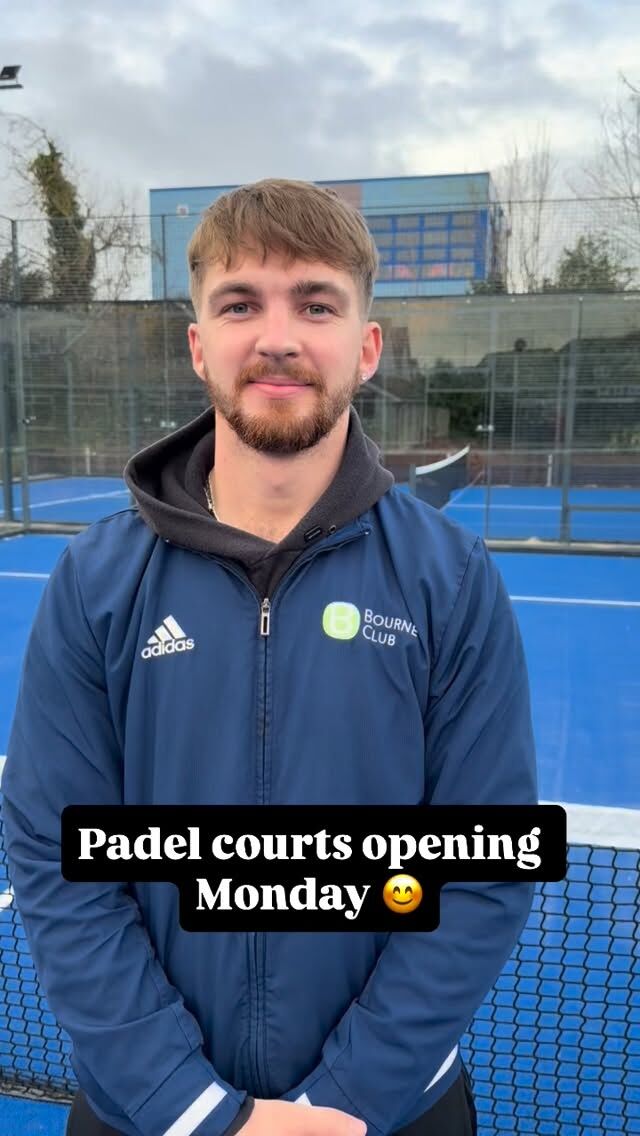 Drum roll please...

...After much anticipation, we are very excited to announce the opening of our two new padel courts on Monday 9th February from 7am.

For those of you already booked in, enjoy your first game on the new courts. 

Have a Fabulous Sunday!

#padel #opening #new #bourne #farnham #surrey #coach #coaching #padeltime🎾 #padelfun #padeltennis #padellovers #padelinstagram #padeltime #padelamateur #padelcoaching