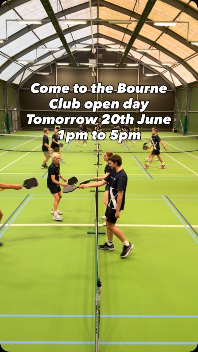 Join Us at The Bourne Club Open Day Tomorrow! 1pm to 5pm

Looking for a fun, friendly place to get active, meet new people, and discover everything The Bourne Club has to offer?

Come along to our Open Day tomorrow in Farnham! Whether you’re interested in tennis, squash, padel, fitness, or simply want to see what our fantastic club community is all about, we’d love to welcome you.

Bring your friends and family and see why so many people call The Bourne Club their sporting home.

We can’t wait to see you there!

#TheBourneClub #Farnham #openday #FamilyFun #communitysport