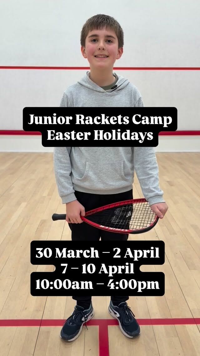 Book now for a place on our action-packed Junior Rackets Camps that
will be running during the Easter holidays on:

📅 30 March – 2 April
📅 7 – 10 April
⏰ 10:00am – 4:00pm

DM for more information 

#easter #holidaycamp #bourne #farnham #surrey