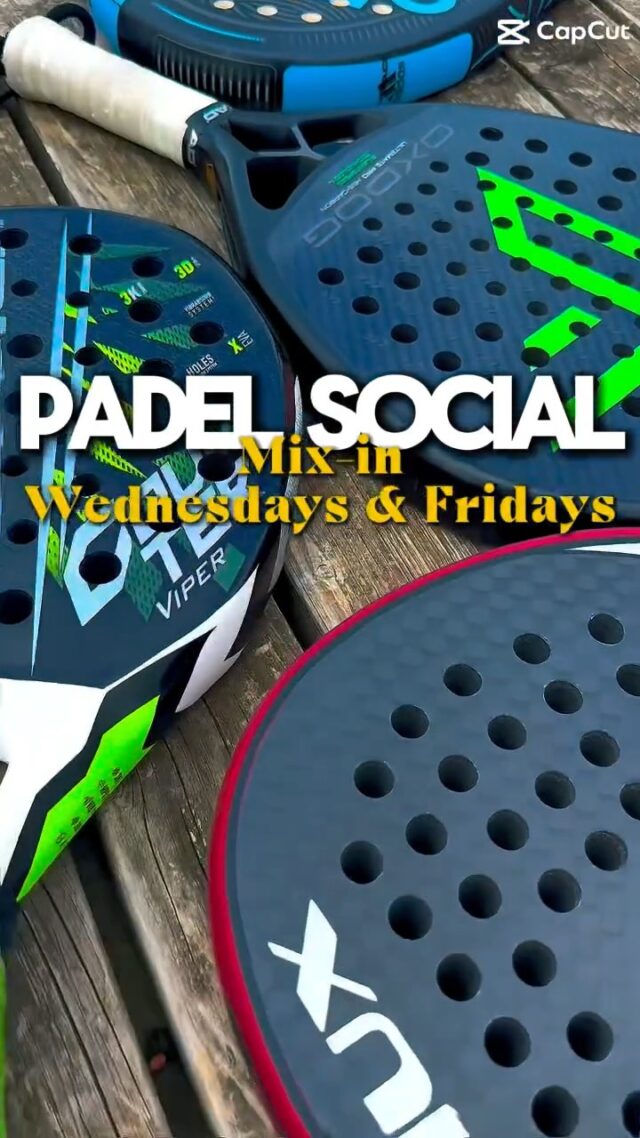 PADEL SOCIAL MIX-INS at The Bourne Club!
Fancy 2 hours of padel, meeting new people and mixing up your game? 

Join us every Wednesday 7–9pm or Friday 12–2pm for multiple games, rotating partners and plenty of fun on court! 

FREE for platinum members!
All abilities are welcome, just bring your game and good vibes!

⚡️ sessions fill fast, so book your spot now and join the fun!

#farnhamevents #padelsocial #padel #farnham #padelcommunity