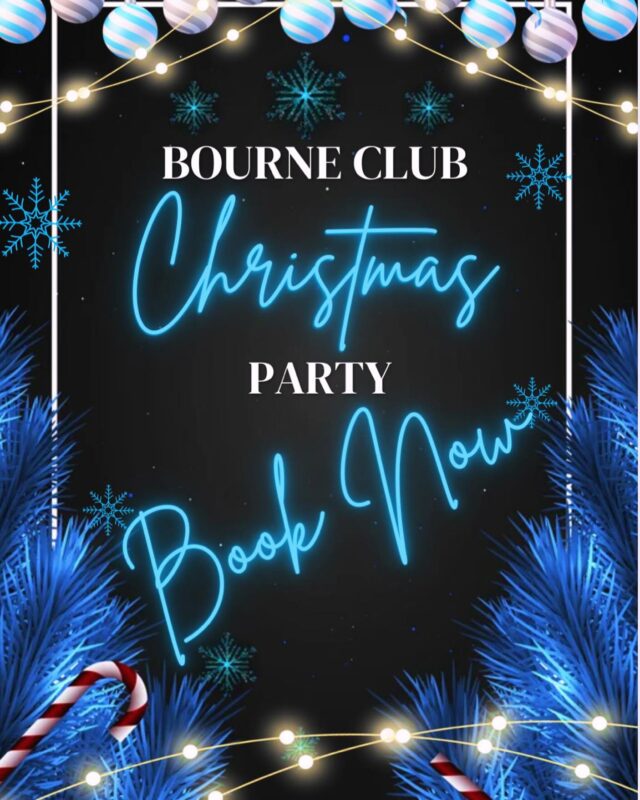 ✨ Season Greetings ✨

The holiday season is almost upon us and we are delighted to announce tickets are now on sale for our Christmas Party. 

Date: Saturday 14th December
Time: 7pm to midnight
Location: Bourne Club Clubhouse and Old Hall
Price: £20 per head

Book your ticket here:
https://bourneclub.clubsolution.co.uk/?hold=46643

Ticket price includes a welcome drink for each guest, a DJ, free raffle prizes, hearty hot and cold nibbles, including vegetarian options and of course, plenty of Christmas cheer!

Dress to impress in your best seasonal sparkles.

We cannot wait to celebrate with you and enjoy an evening of festive fun and frivolity. 

#ServeUpSeChristmasCheer #TennisHolidayCheers #ServeAndCelebrate #TennisChristmasParty #RacquetClibChristmasParty #AceTheHolidays #TennisFestivities #HolidayLoveAndLobs #ChristmasMatchUp #TennisAndTinsel #ChrtistmasRacketsFun #HolidayGrandSlam #JollyAndAce #TennisSeasonCheers #MerryAndMatchy
