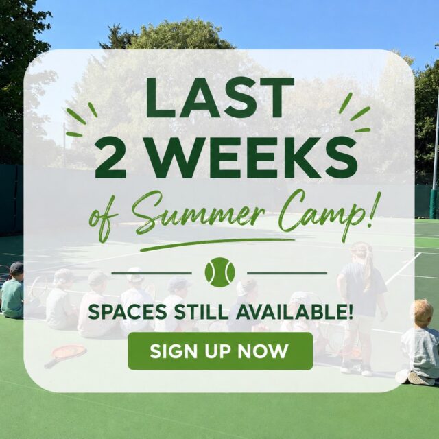 What are you doing with the last weeks of summer? Looking for something fun, active & social for the kids? We’ve got you covered at the Bourne Club with our multi-racket camps running Monday-Friday, 9pm-3pm until August 27th.
Spaces are still available for these last weeks so book your spot now at https://www.bourneclub.co.uk/

#farnhamlife #surreytennis #racketcamp #hampshireevents #surreysummercamp